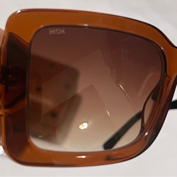 MCM 54mm Rectangular Sunglasses with Case/Cloth Brown/Cognac - Picture 7 of 13